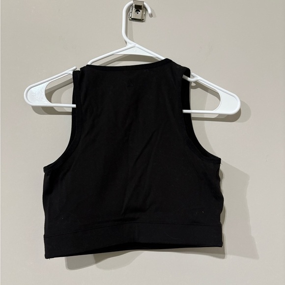 Balance Women's Black Zip Up Sports Bra Small Support Racerback - Picture 3 of 3